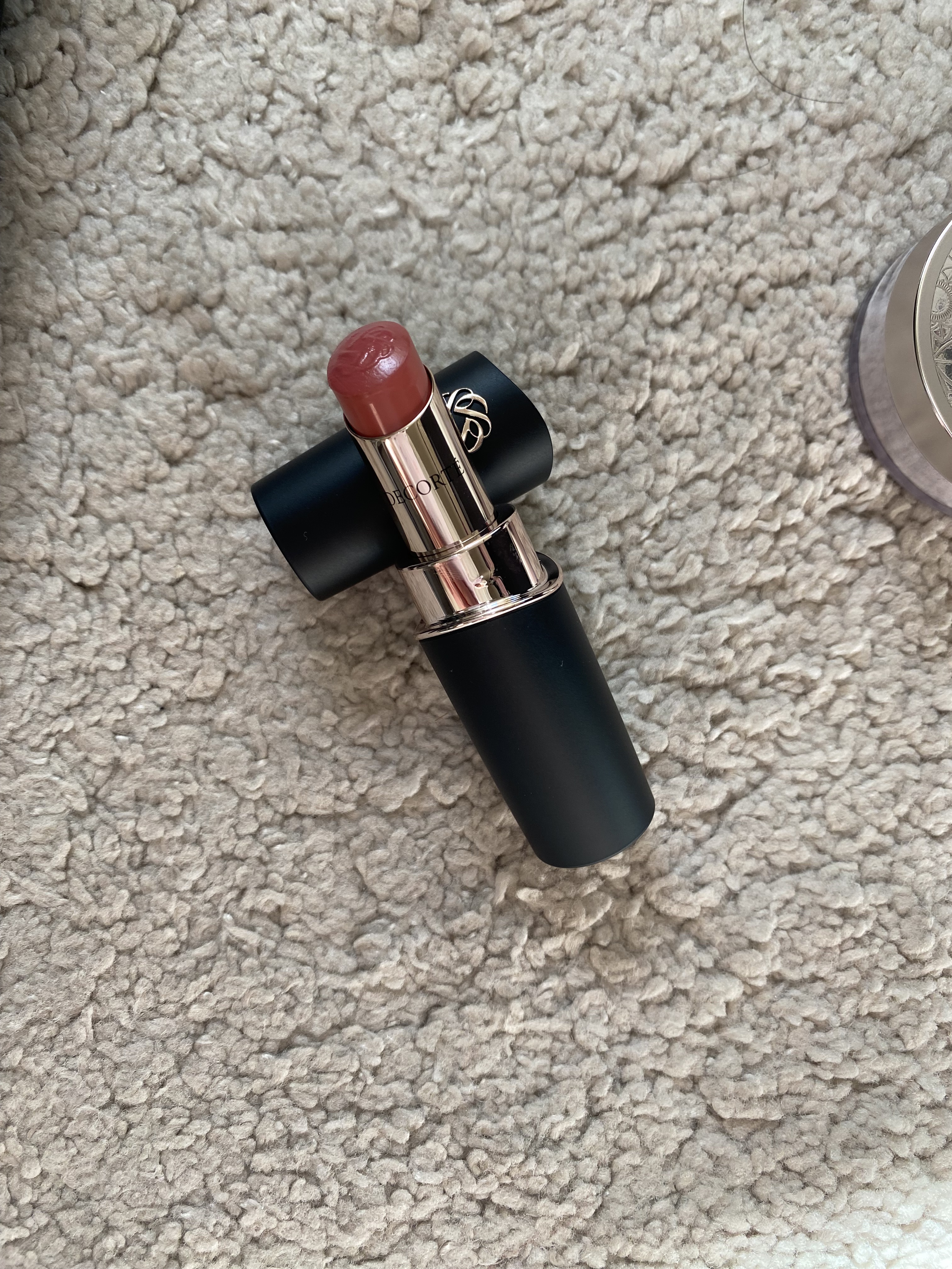 ルージュデコルテ　クリームグロウ 14G skin rose/DECORTÉ/口紅を使ったクチコミ（2枚目）