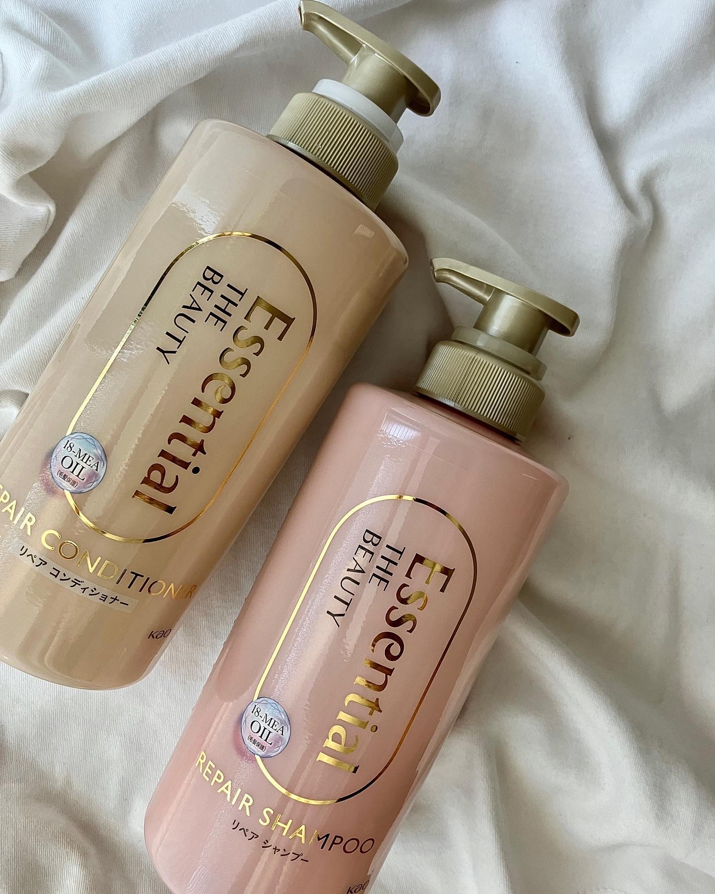 ザビューティ リペアシャンプー・コンディショナー/エッセンシャル/市販シャンプーを使ったクチコミ（1枚目）