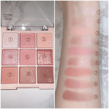 シャドウパレット/dasique/アイシャドウパレットを使ったクチコミ(2枚目)