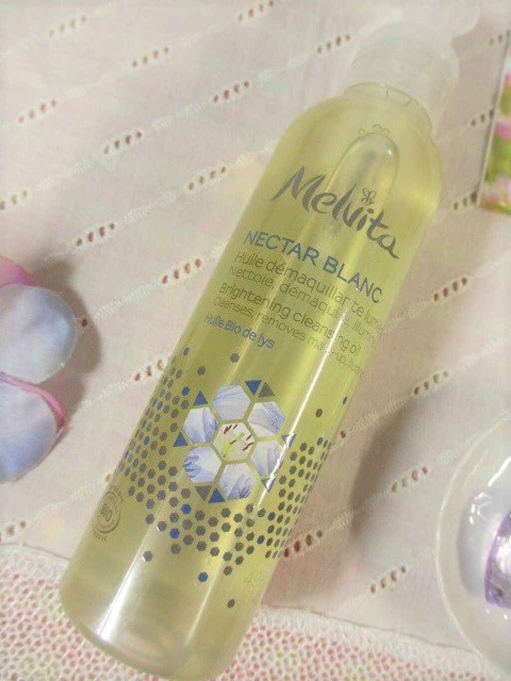 ネクターブラン クレンジングオイル /Melvita/オイルクレンジングを使ったクチコミ(4枚目)