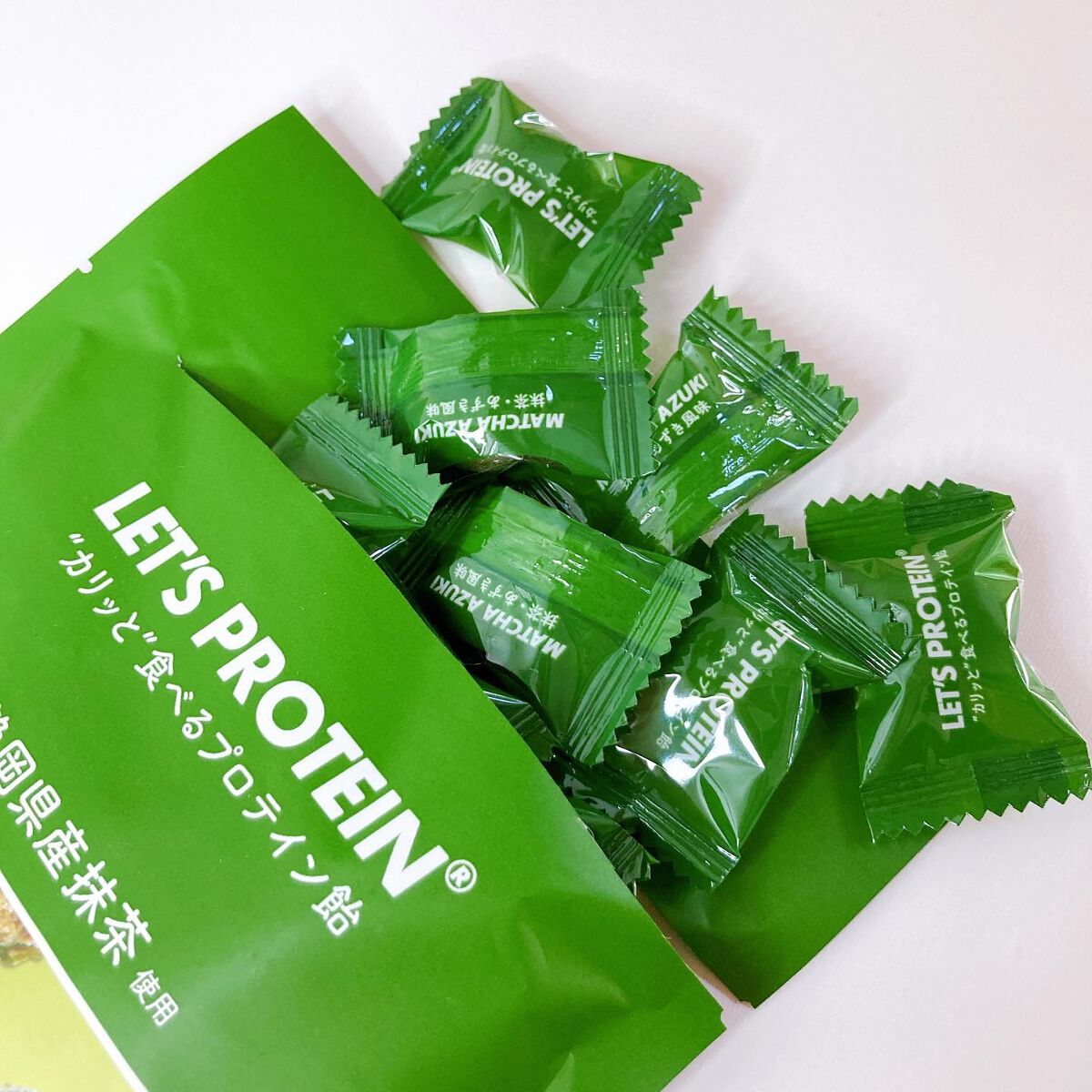 LET'S PROTEIN"カリッと"食べるプロテイン飴/KANSHINDO/食品を使ったクチコミ(2枚目)