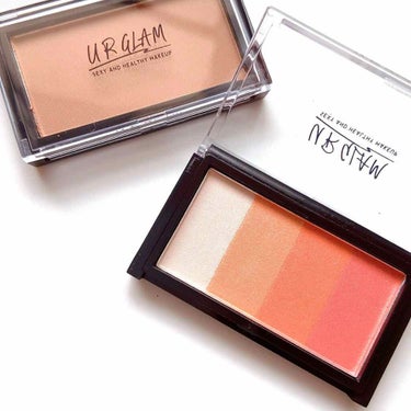 UR GLAM　SHADING POWDER ライトベージュ/U R GLAM/シェーディングを使ったクチコミ（2枚目）