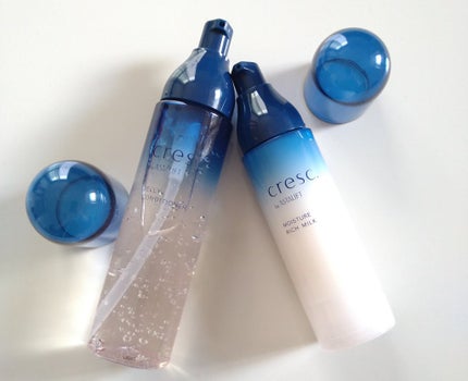 モイスチュア リッチミルク/cresc. by ASTALIFT/乳液を使ったクチコミ(1枚目)