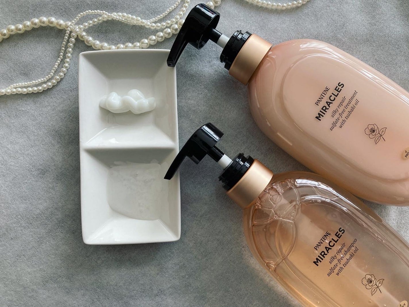 ミラクルズ サルフェート無添加&ジェントルリペア ボンドリペア シャンプー/トリートメント/パンテーン/市販シャンプーを使ったクチコミ(2枚目)