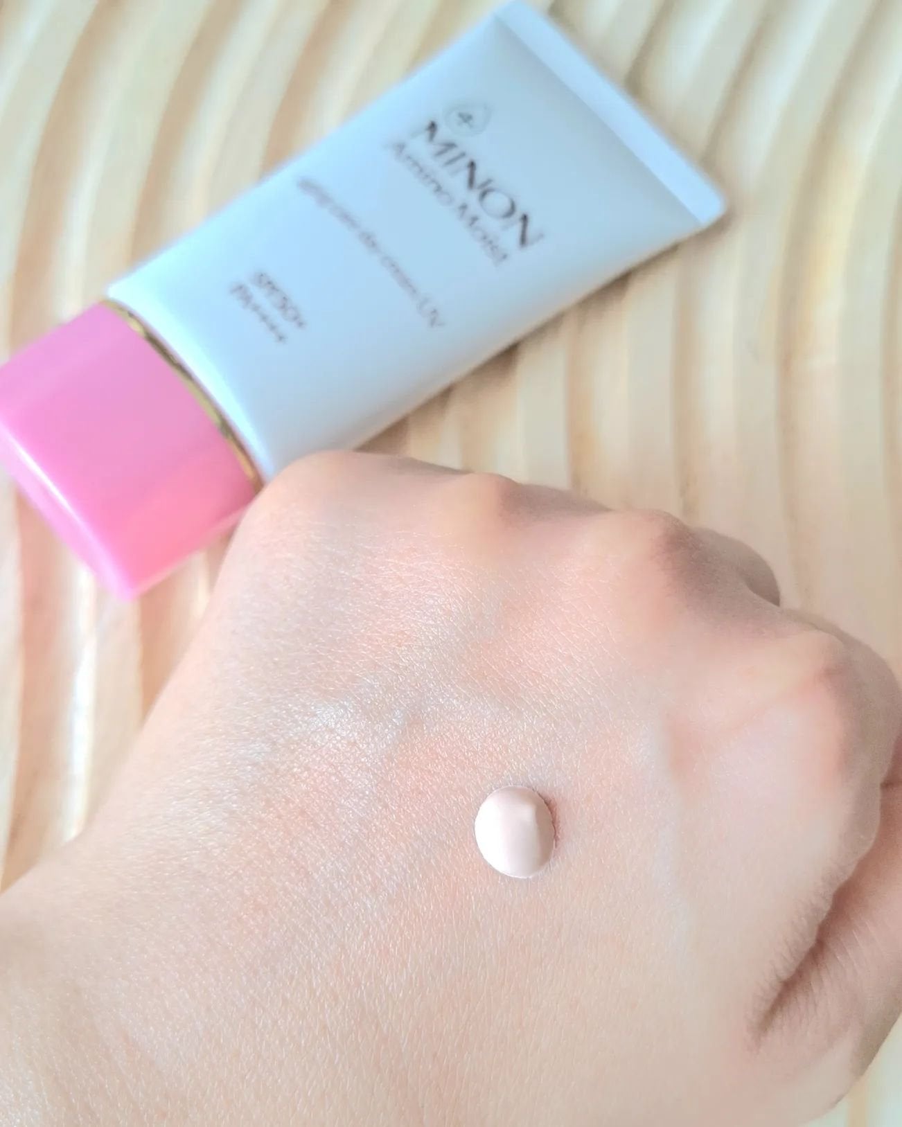 ミノン アミノモイスト エイジングケア デイクリームUV/ミノン/日焼け止めクリームを使ったクチコミ(3枚目)
