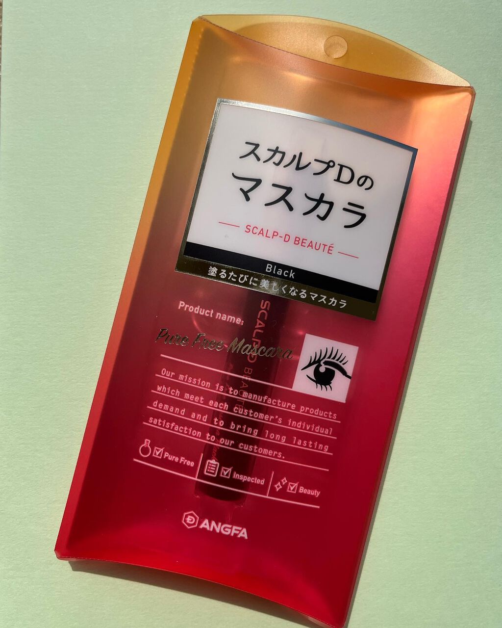 スカルプD ボーテ ピュアフリーマスカラ(ロング)/アンファー(スカルプD)/マスカラを使ったクチコミ(4枚目)