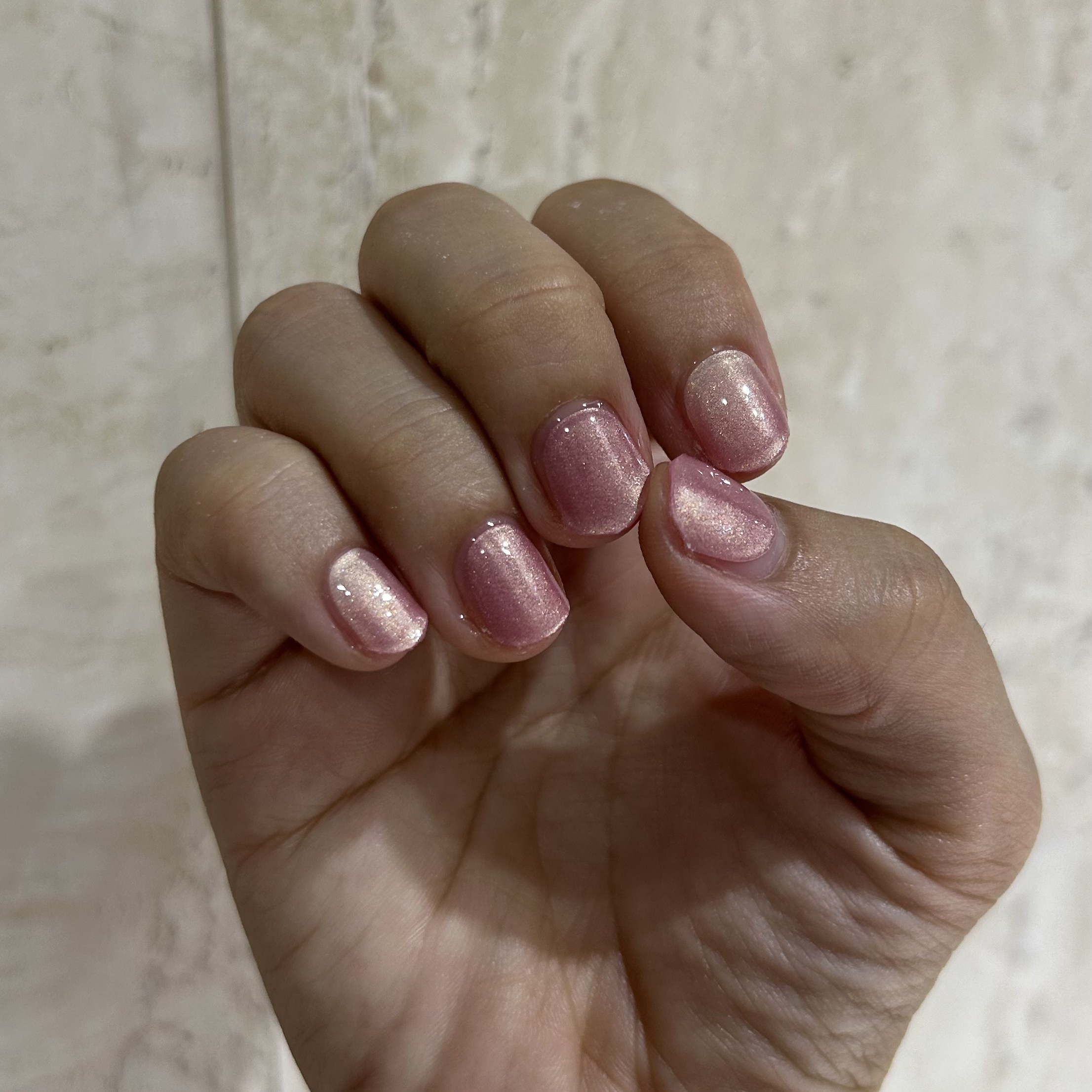 GLAZE グレーズ 半硬化タイプジェルネイルシール Rose Pop/DASHINGDIVA MAGICPRESS/ネイルシールを使ったクチコミ（2枚目）