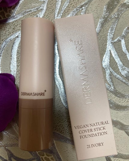 ヴィーガンナチュラルカバースティックファンデーション/DERMASHARE/その他ファンデーションを使ったクチコミ(1枚目)