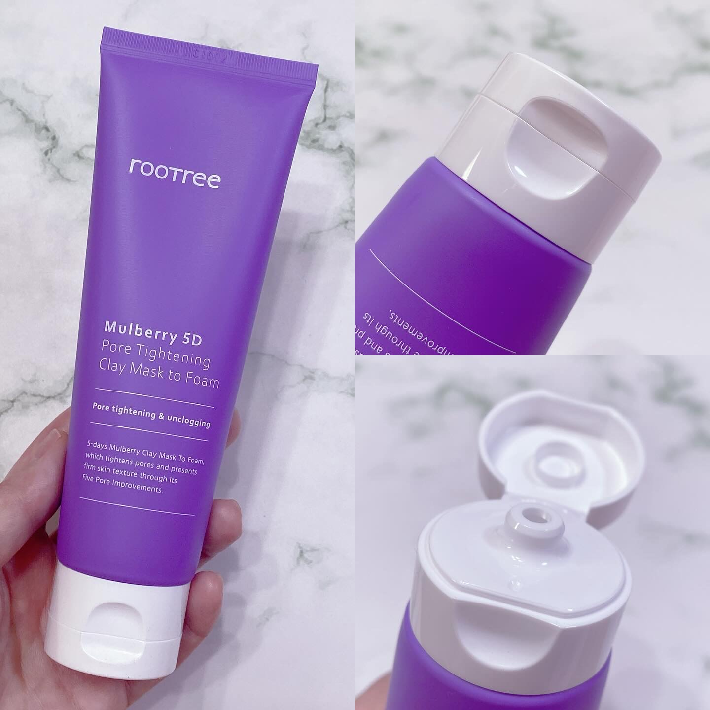 マルベリー5重 ポア タイトニングクレイマスクトゥフォーム/rooTree/洗い流すパック・マスクを使ったクチコミ（2枚目）