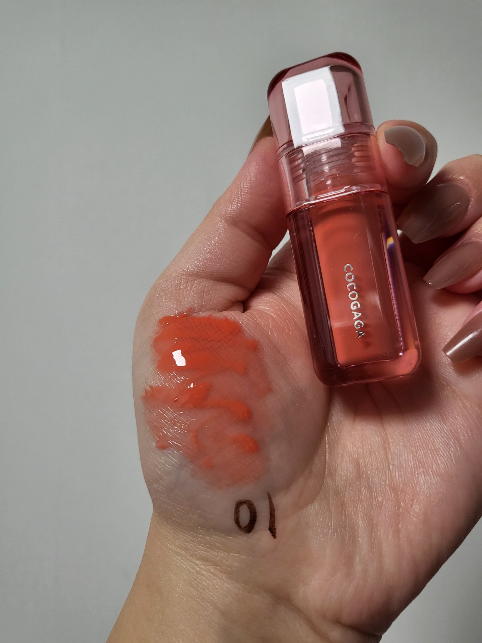 ニャンジェリーグロウティント/COCOGAGA/リップティントを使ったクチコミ（2枚目）