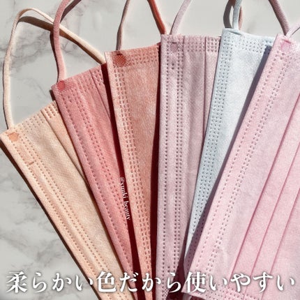 やわらかマスク 51枚入り/CICIBELLA/マスクを使ったクチコミ(4枚目)