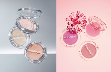 みこた@フォロバ on LIPS 「NAMING.のハイライトとチークの新色めっちゃかわいい🥺💓..」(1枚目)