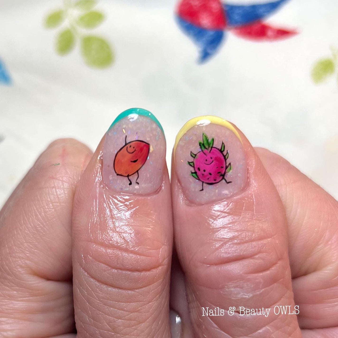 ぴよこれいと あうるす on LIPS 「お客様からカラフルなフルーツがしたい🥭との連絡をいただいたので..」(3枚目)