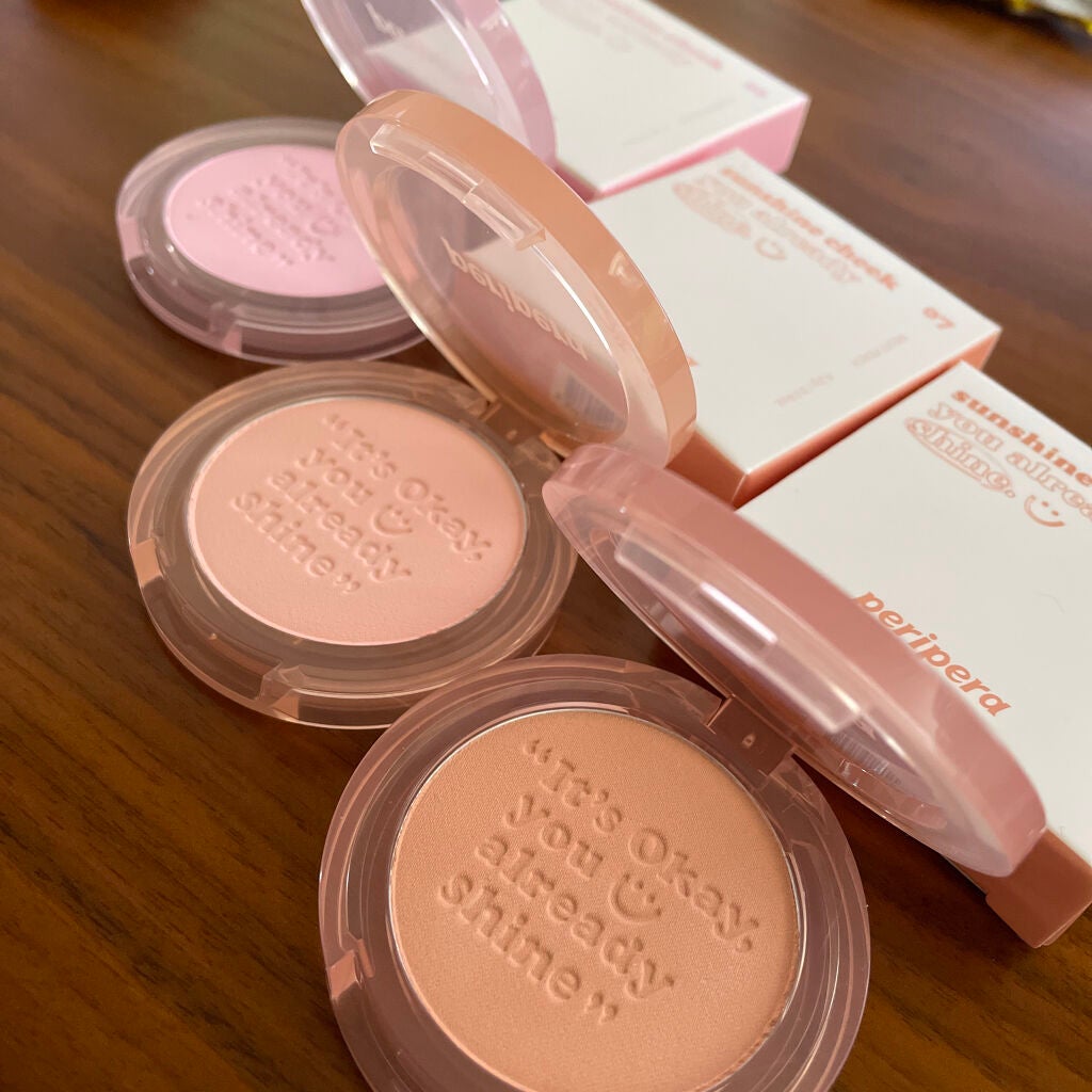 ピュア ブラッシュド サンシャイン チーク/PERIPERA/パウダーチークを使ったクチコミ(5枚目)