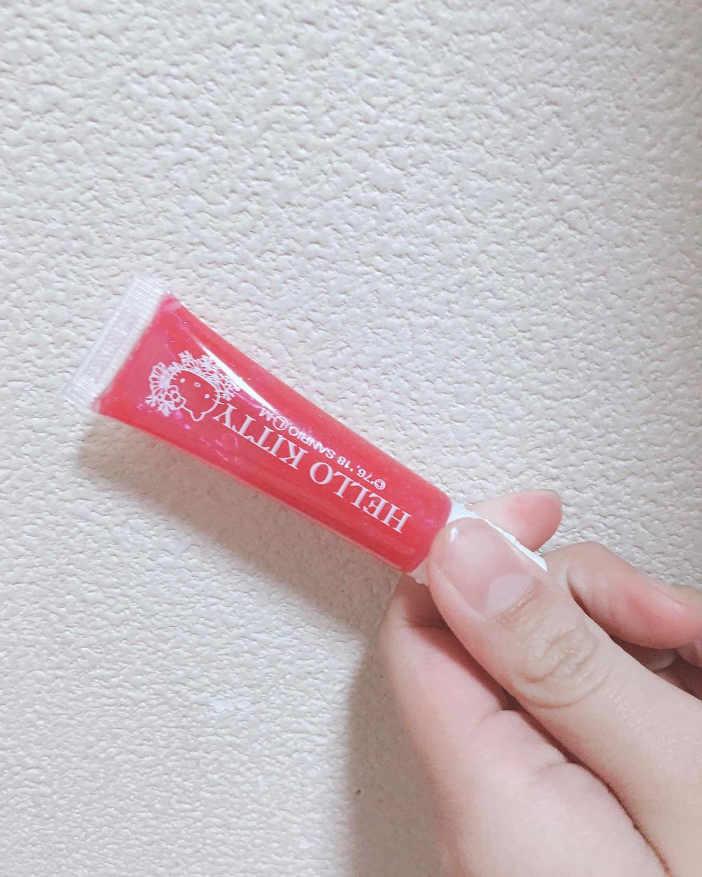 Blooming Kitty リップグロス/DAISO/リップグロスを使ったクチコミ（2枚目）