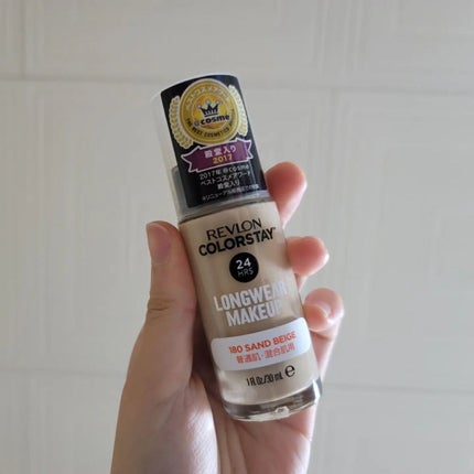 カラーステイ ロングウェア メイクアップ D/REVLON/リキッドファンデーションを使ったクチコミ(1枚目)