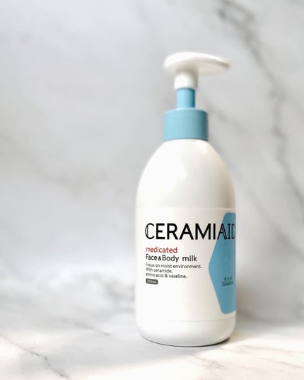 セラミエイド 薬用スキンミルク/セラミエイド/ボディミルクを使ったクチコミ(1枚目)