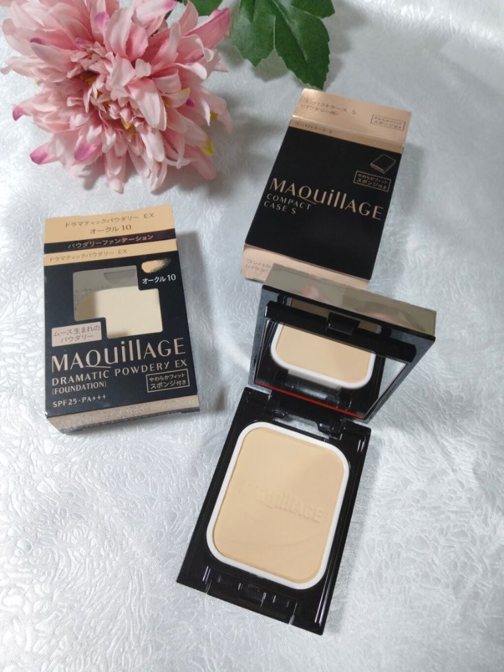 ドラマティックパウダリー EX/マキアージュ/パウダーファンデーションを使ったクチコミ(3枚目)