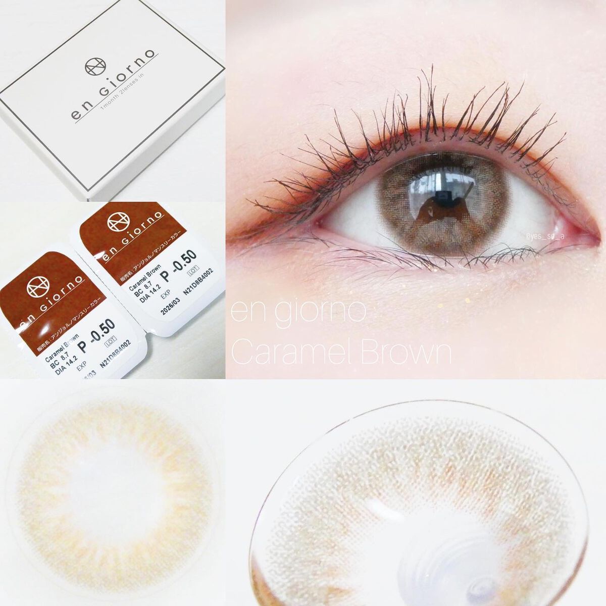 アンジョルノ/en Giorno/カラーコンタクトレンズを使ったクチコミ（2枚目）