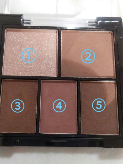 マルチアイパレット/U R GLAM/アイシャドウパレットを使ったクチコミ(2枚目)