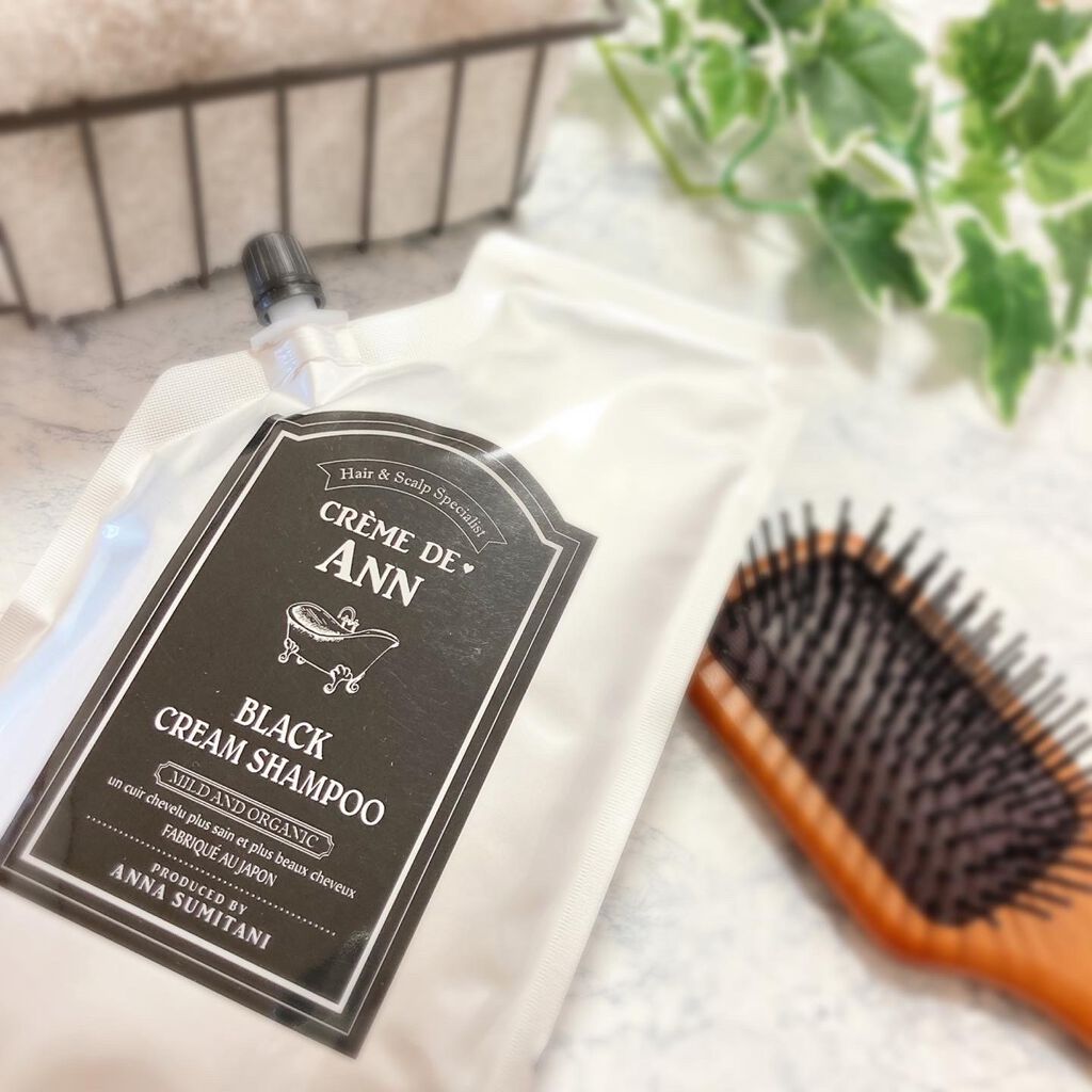 ブラッククリームシャンプー/creme de Ann/市販シャンプーを使ったクチコミ(1枚目)