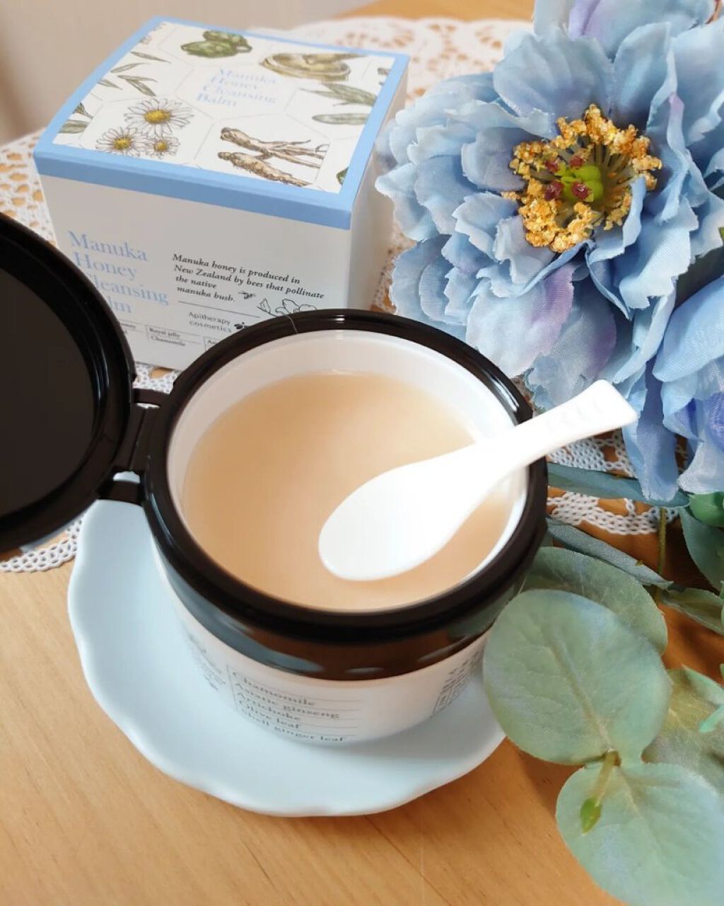 マヌカハニー クレンジングバーム/アピセラピーコスメティクス/クレンジングバームを使ったクチコミ（2枚目）