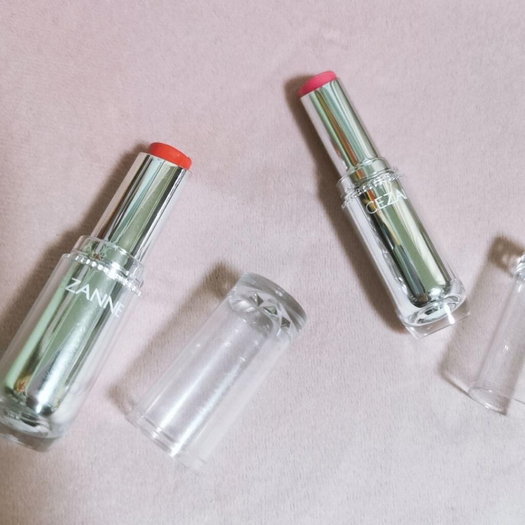 ラスティンググロスリップ/CEZANNE/口紅を使ったクチコミ(1枚目)