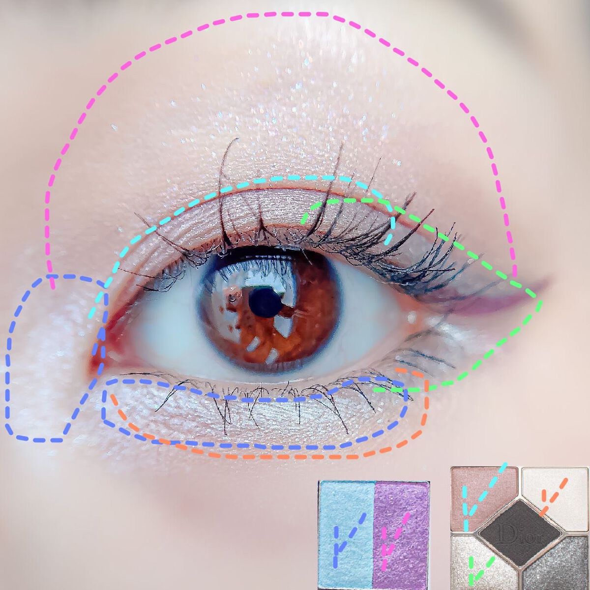 【旧】サンク クルール クチュール/Dior/アイシャドウパレットを使ったクチコミ（2枚目）