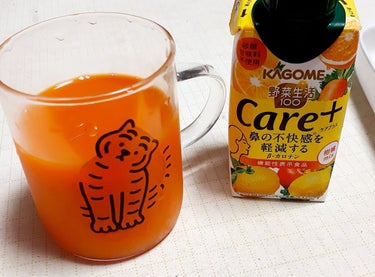 カゴメ 野菜生活 100 Care＋ 柑橘mixのクチコミ「ニンジンベースで柑橘系がmixされて、

ニンジンジュースだけはちょっとな...(つд；*)
.....」（1枚目）