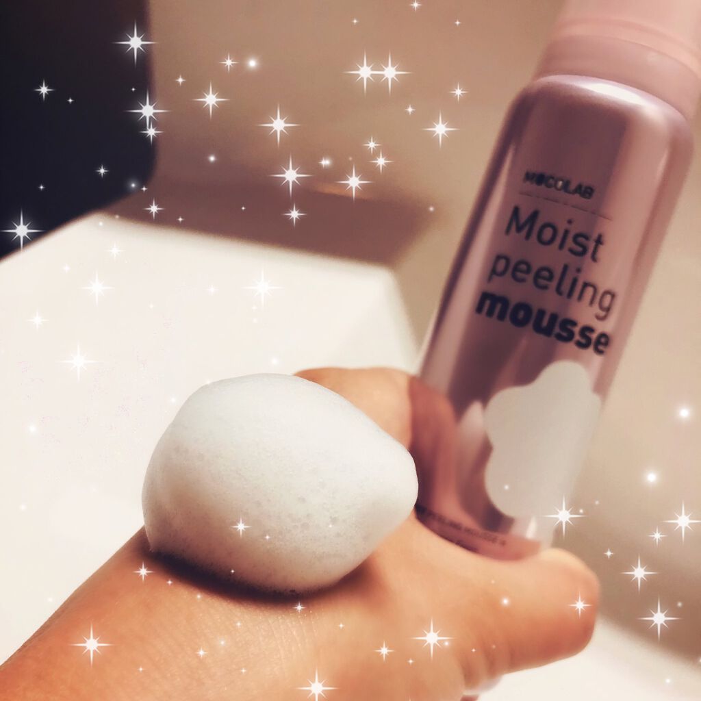 モイスト ピーリング ムース/MOCOLAB/ピーリングを使ったクチコミ（2枚目）