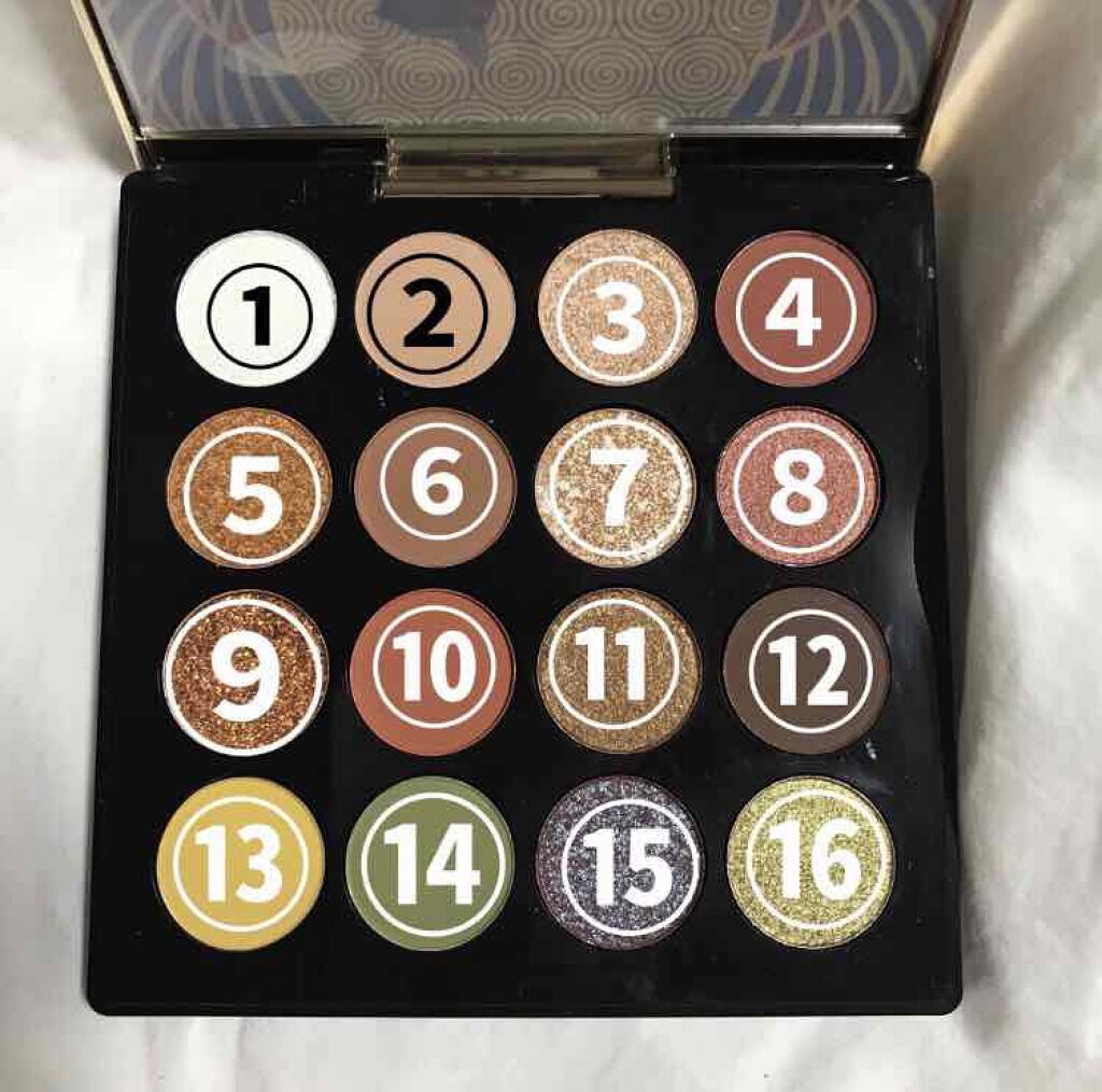 大英博物館 エジプトシリーズ アイシャドウパレット/ZEESEA/アイシャドウパレットを使ったクチコミ（2枚目）