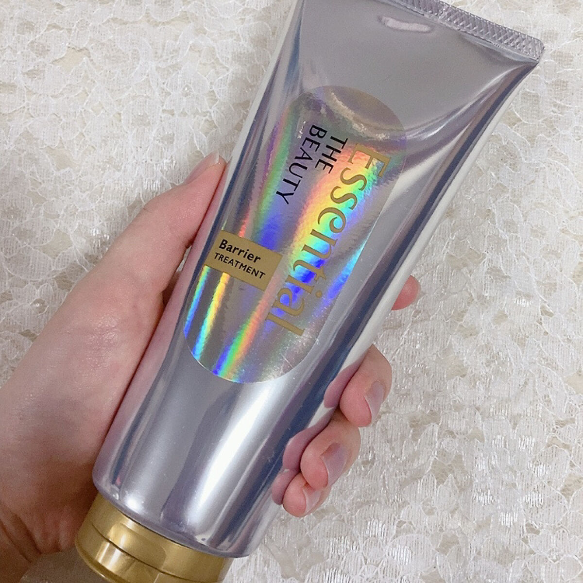 髪のキメ美容バリアトリートメント/エッセンシャル/洗い流すヘアトリートメントを使ったクチコミ（3枚目）