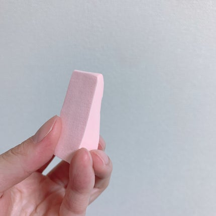 メイクアップスポンジ(バリューパック ウェッジ型 30個)/DAISO/パフ・スポンジを使ったクチコミ(2枚目)