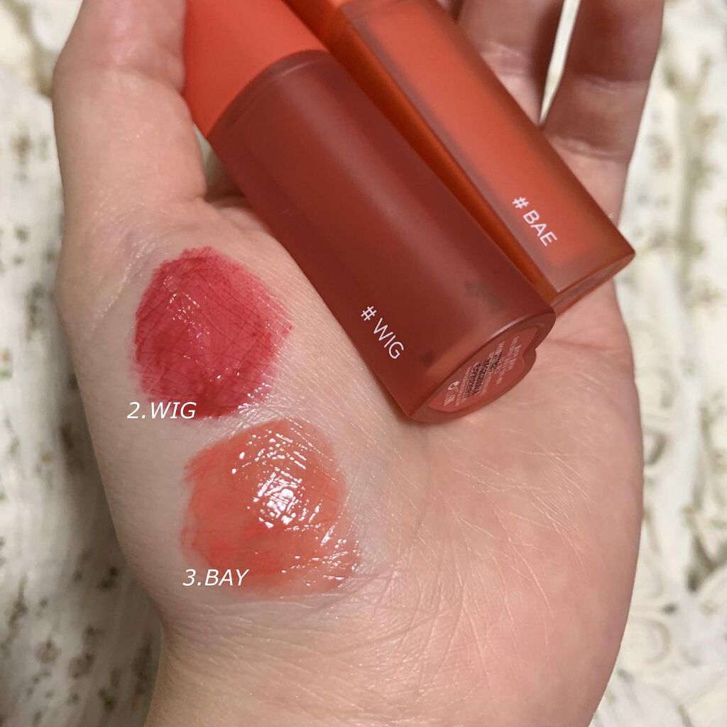 ホリカホリカ ハートクラッシュグローティントエアー/HOLIKA HOLIKA/リップティントを使ったクチコミ(2枚目)