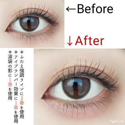 ジュエリーシャドウベール/キャンメイク/アイシャドウパレットを使ったクチコミ(3枚目)