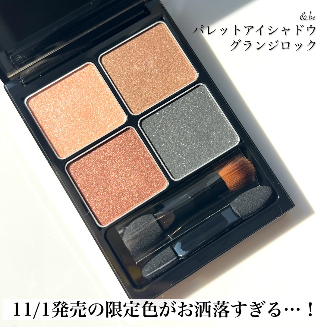 &be パレットアイシャドウ グランジロック/＆be/アイシャドウパレットを使ったクチコミ（2枚目）