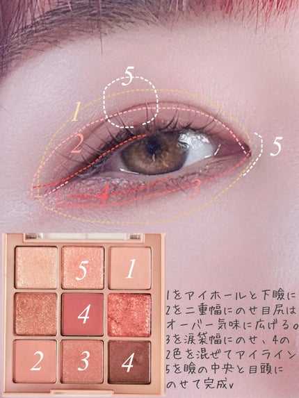 シャドウパレット/dasique/アイシャドウパレットを使ったクチコミ(3枚目)