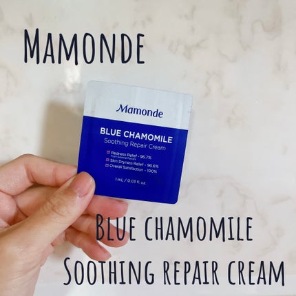mamonde blue chamomile soothing repair cream/Mamonde/フェイスクリームを使ったクチコミ(1枚目)