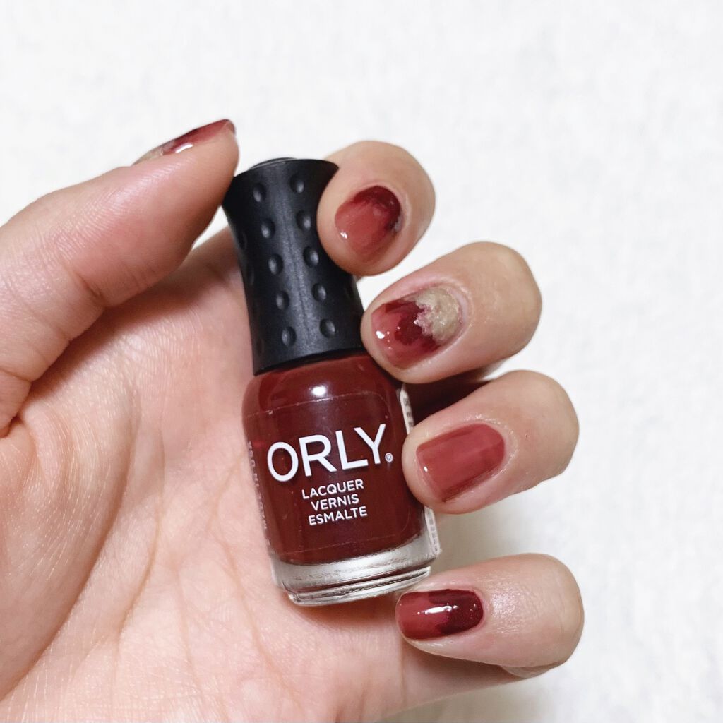 ネイルラッカー mini 48672 ルビー/ORLY/マニキュアを使ったクチコミ（1枚目）