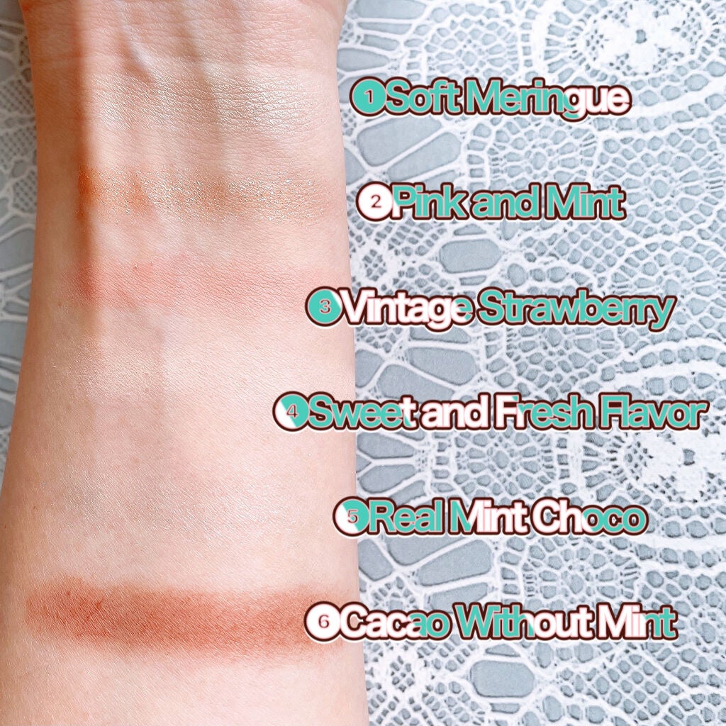 プレイカラーアイズミニ チョコミント/ETUDE/アイシャドウパレットを使ったクチコミ(4枚目)