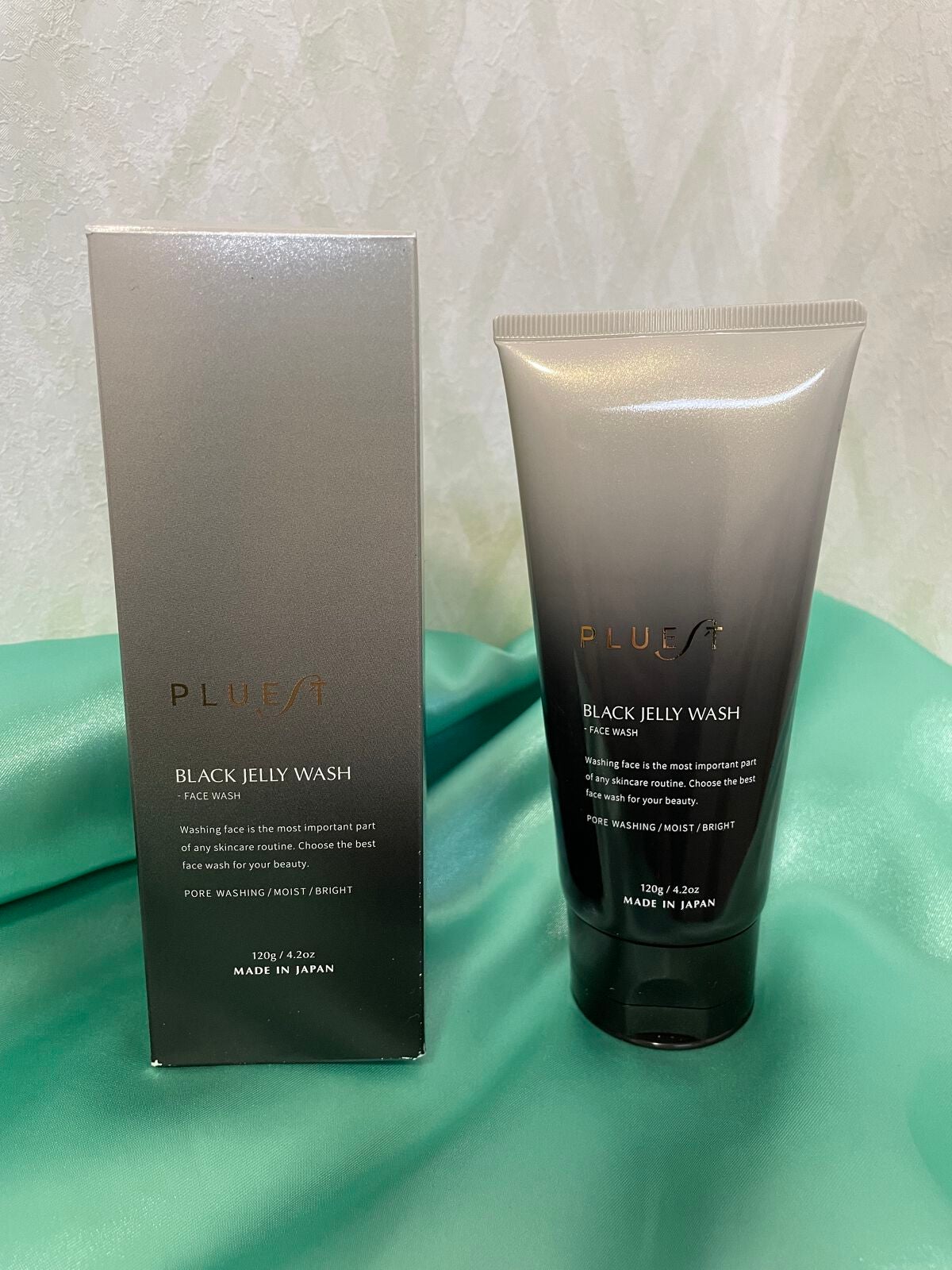 BLACK JELLY WASH(ブラックジェリーウォッシュ)/PLUEST/その他洗顔料を使ったクチコミ(1枚目)