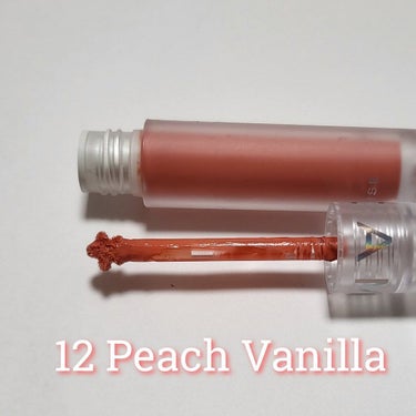 ソフトクリームチーク 12 Peach Vanilla/AMUSE/ジェル・クリームチークの画像