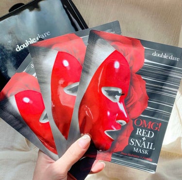 OMG! Love Gift Set (Red Snail Mask )/double dare/その他キットセットを使ったクチコミ（2枚目）