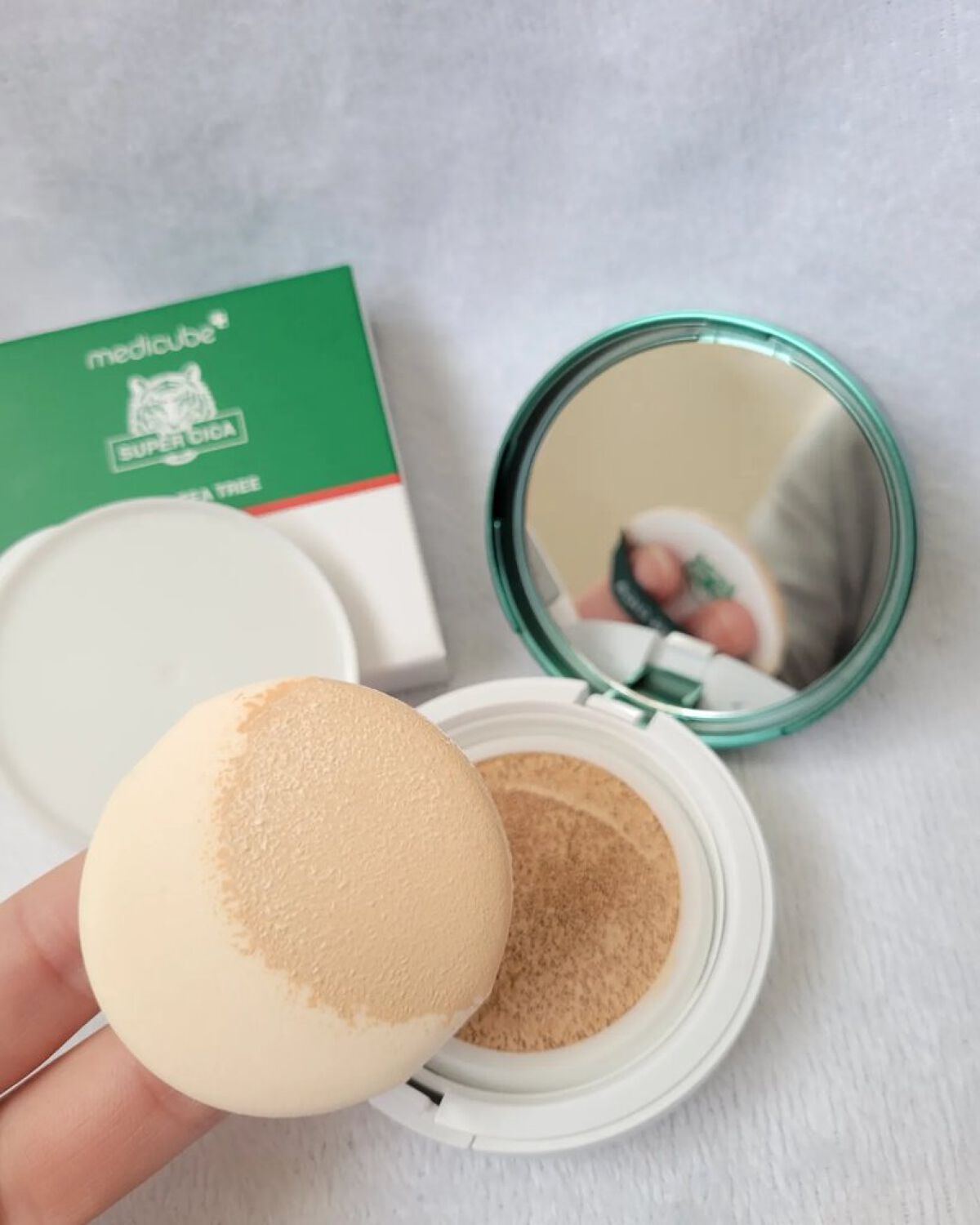 スーパーシカクッション/MEDICUBE/クッションファンデーションを使ったクチコミ（2枚目）