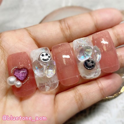 ジェルネイル(ライト対応)/セリア/ジェルネイルを使ったクチコミ(5枚目)