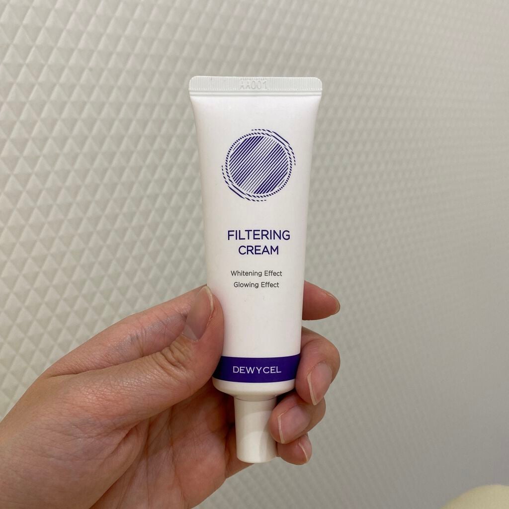 フィルタリングクリーム/DEWYCEL/日焼け止めクリームを使ったクチコミ(1枚目)