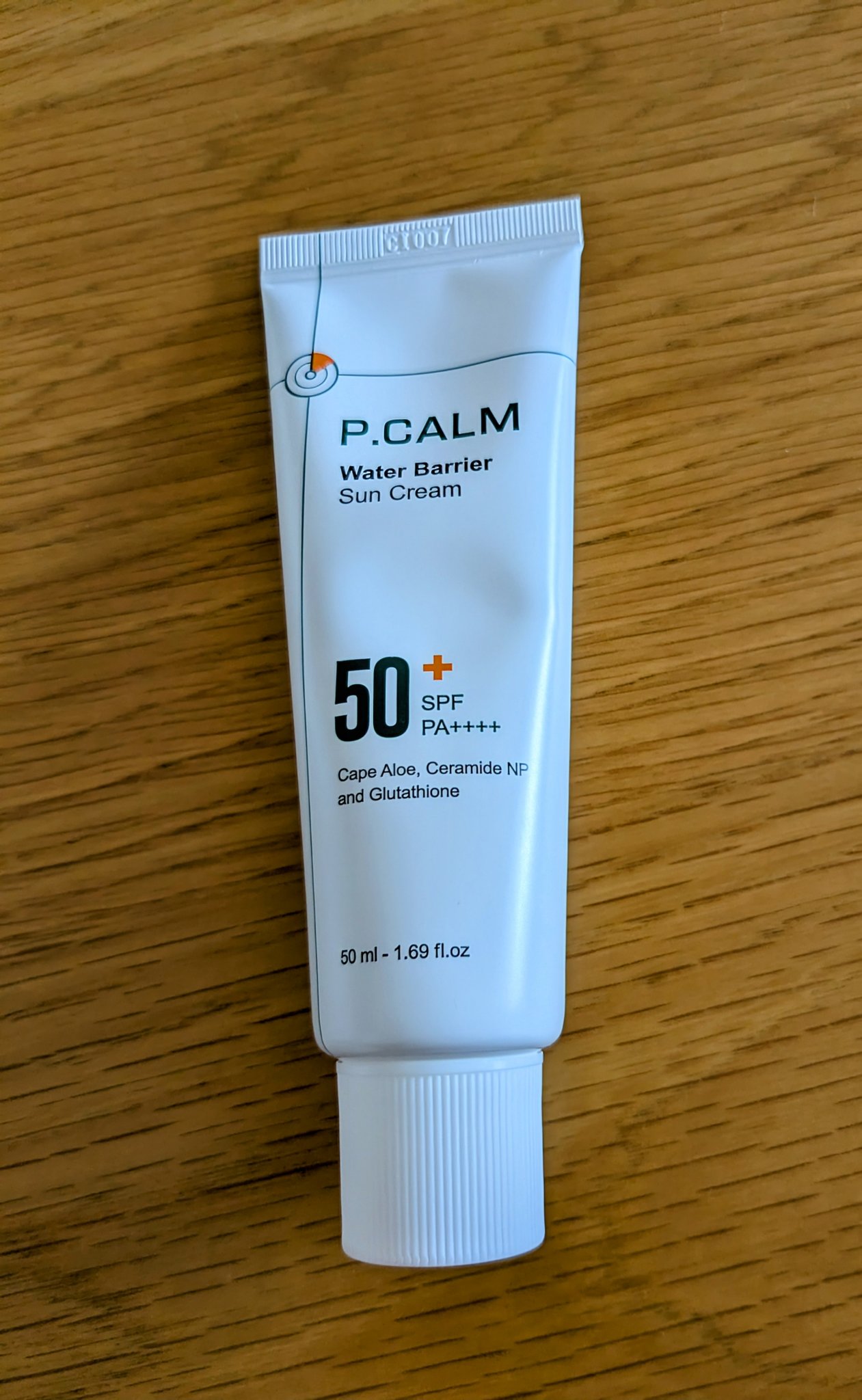 ウォーターバリアサンスクリーン/P.CALM/日焼け止めクリームを使ったクチコミ（1枚目）