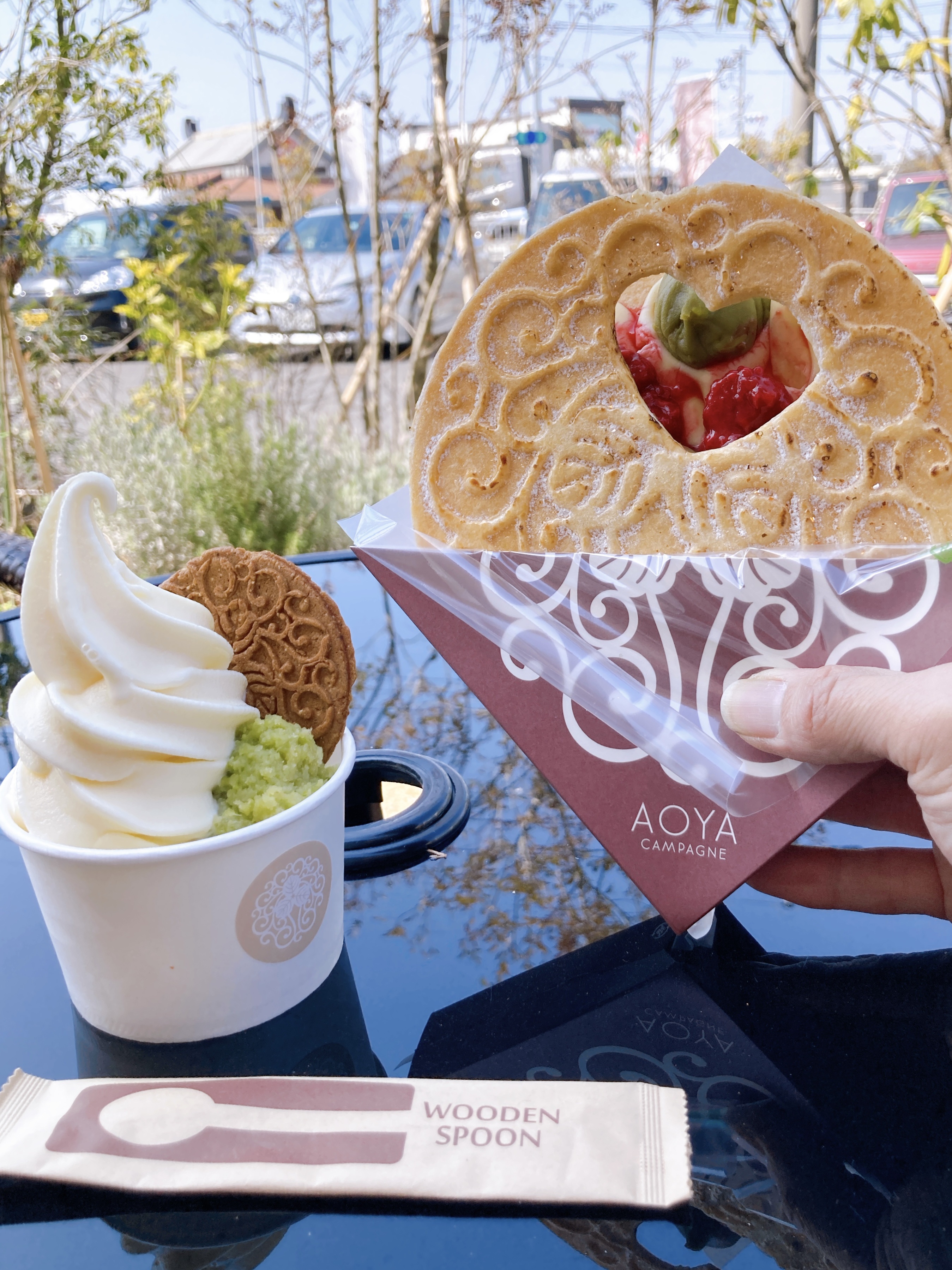 あんこガレット/アオヤカンパーニュ/食品を使ったクチコミ（3枚目）