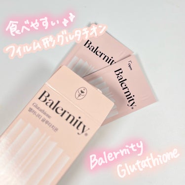 Balernity グルタチオンフィルムのクチコミ「🇰🇷食べやすい味✨舌にくっつけるグルタチオンフィルム👅

Balernity
　グルタチオンフ.....」（1枚目）