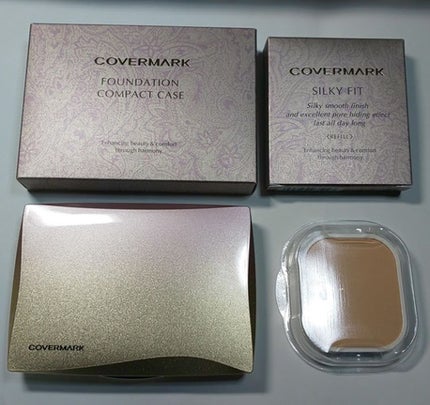 シルキー フィット/COVERMARK/パウダーファンデーションを使ったクチコミ(2枚目)